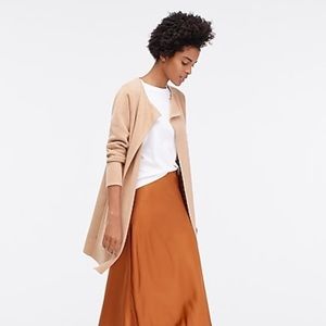 J. Crew Juliette Collarless Sweater-Blazer in XXS